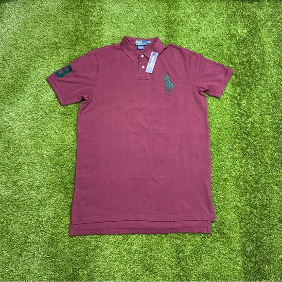Polo Ralph Lauren Other - NEW Vintage Polo Ralph Lauren Polo Shirt Big Pony Men’s Size XLL Maroon